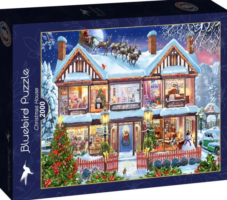 Bluebird Puzzle: Steve Crisp - Christmas House (2000)