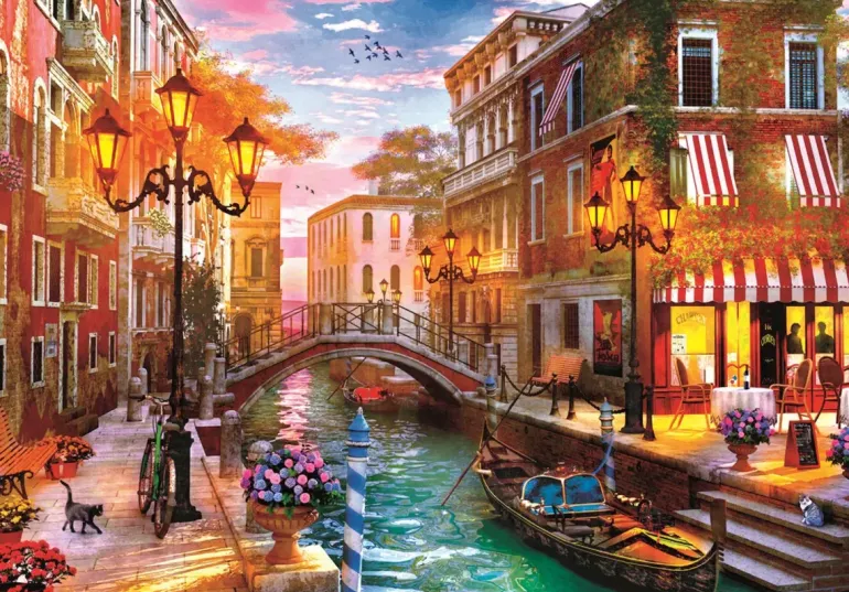 Clementoni: Dominic Davison - Sunset Over Venice (500)