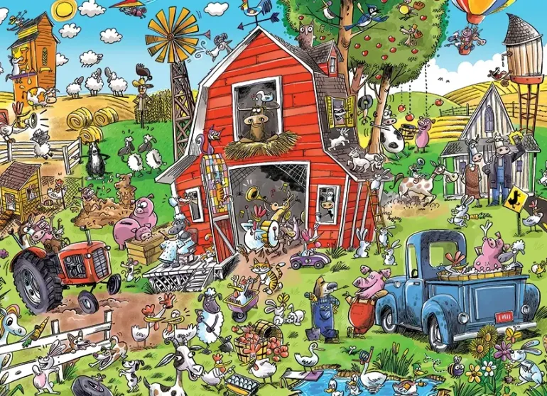 Cobble Hill: Family Pieces - Farmyard Folly (350)