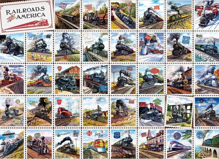 Cobble Hill: Railroads of America (1000)