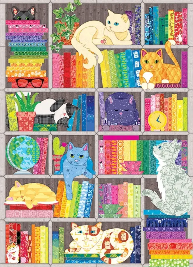 Cobble Hill: Rainbow Cat Quilt (1000)