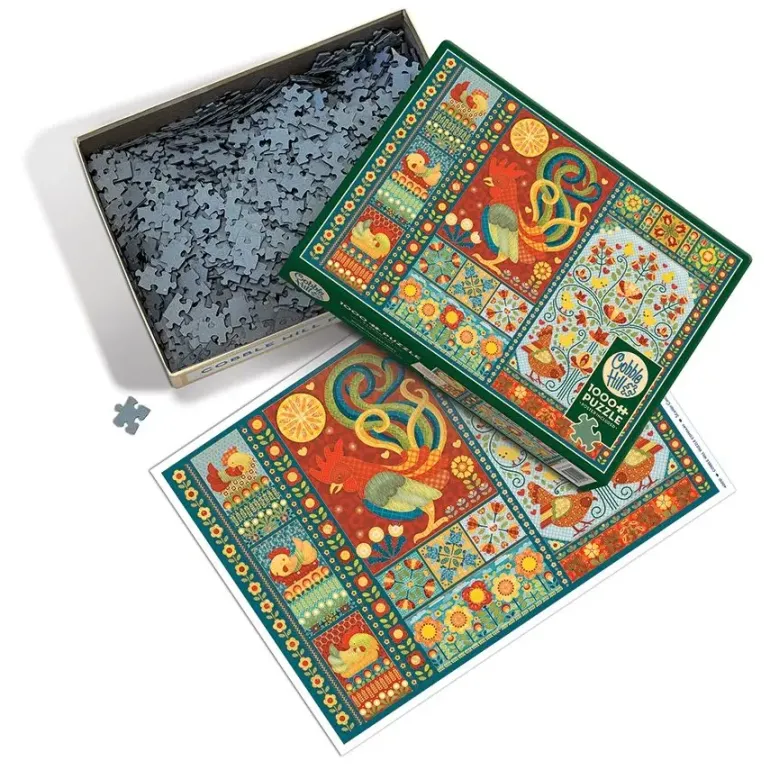 Cobble Hill: Scandi Chicken Quilt (1000)