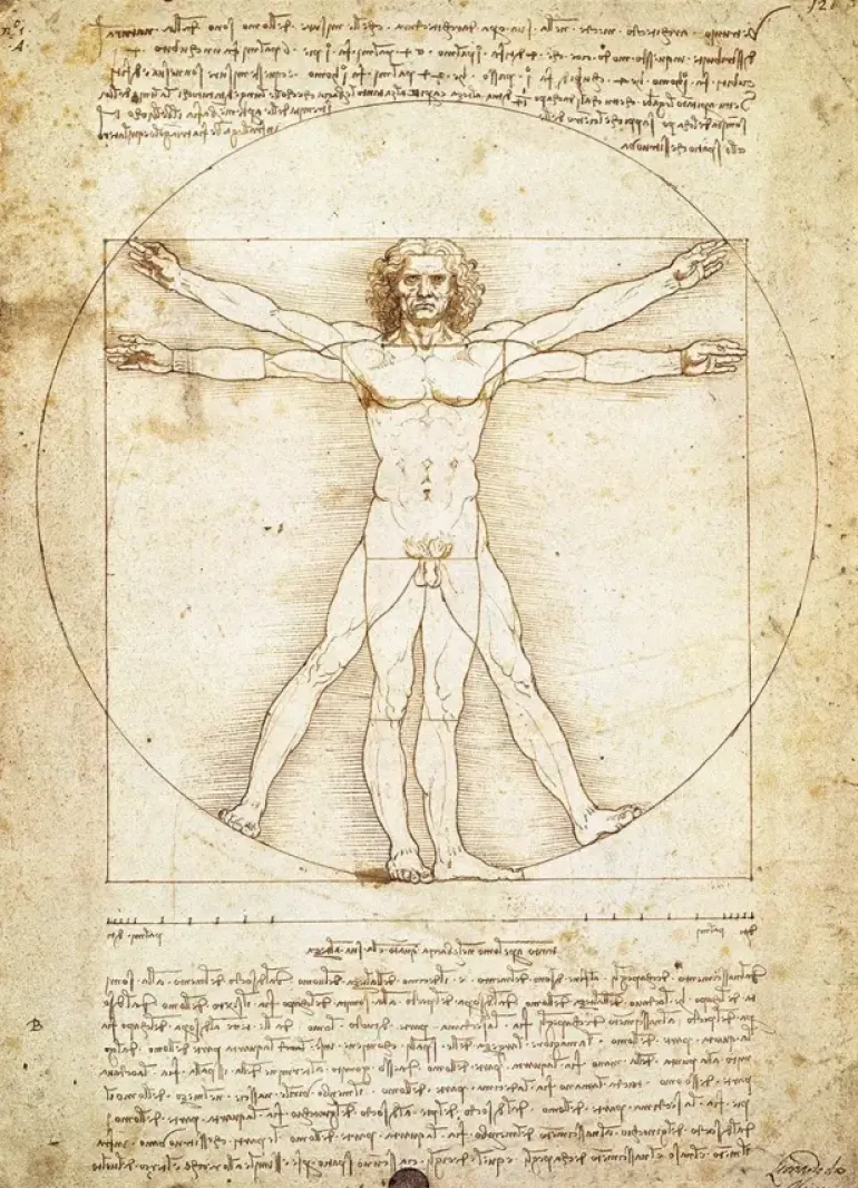 EuroGraphics: Da Vinci - The Vitruvian Man (1000)