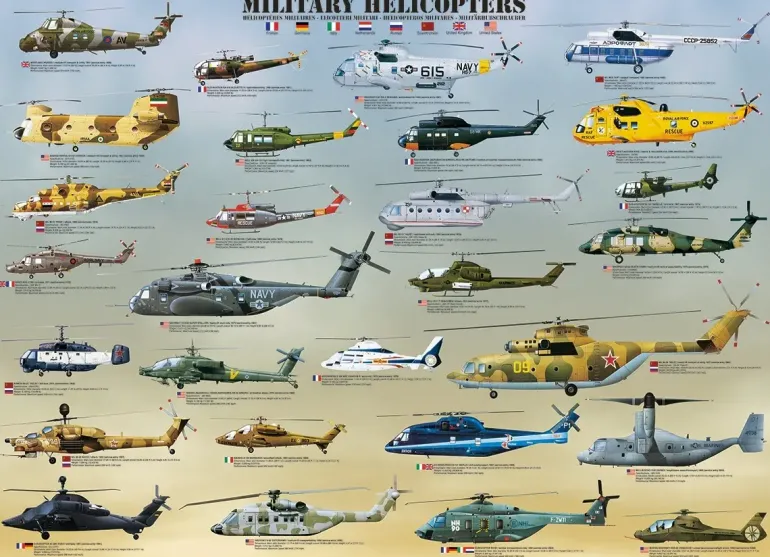 EuroGraphics: Military Helicopters (1000)