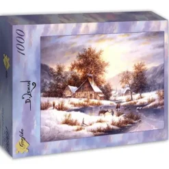 Grafika: Dennis Lewan - Amber Sky of Winter (1000)