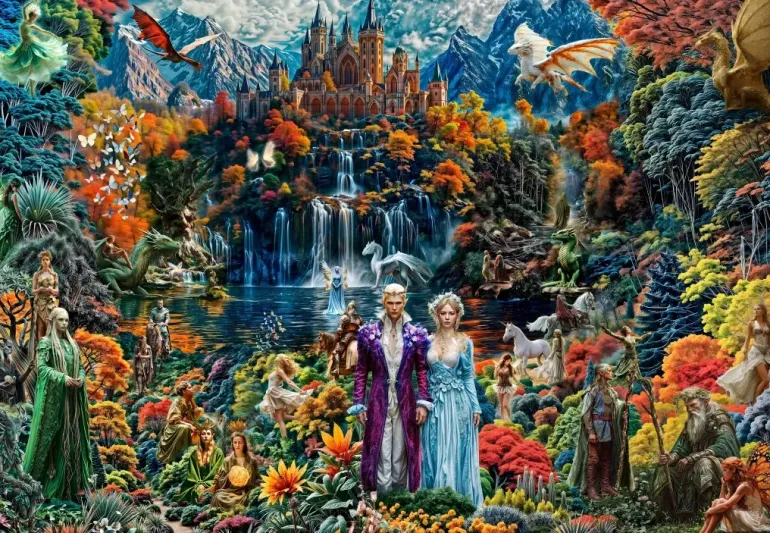 Grafika: The Valley of Dragons (1000)