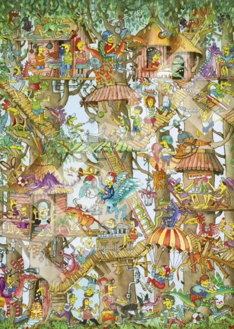 Heye: Korky Paul - Tree Lodges (1000)