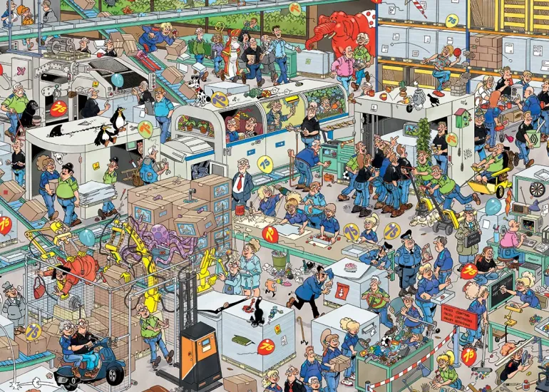 Jan Van Haasteren: Puzzle Works (1000)