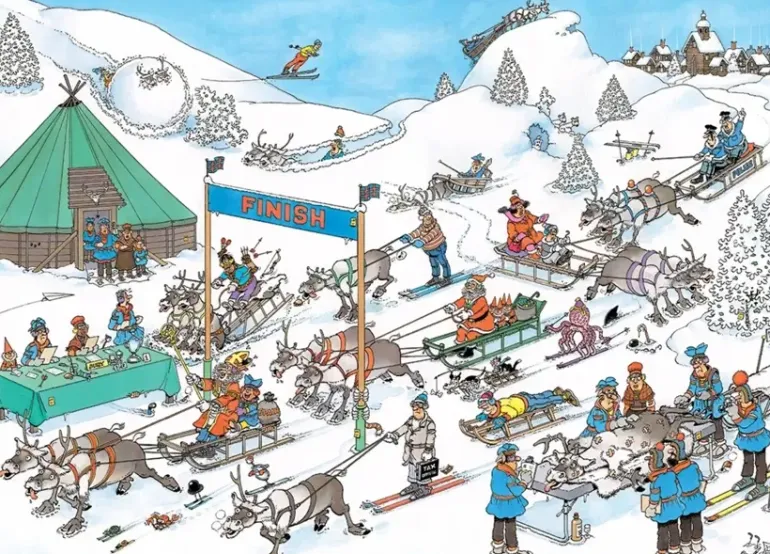 Jan Van Haasteren: Reindeer Races (500)
