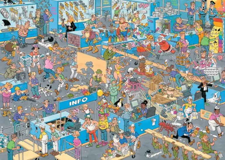 Jan Van Haasteren: 2 x 1000 (DIY Shop, Renovation Project)