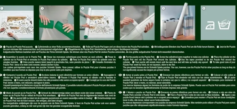Pusselmatta: Puzzle Pad 500-6000 bitar (Schmidt)
