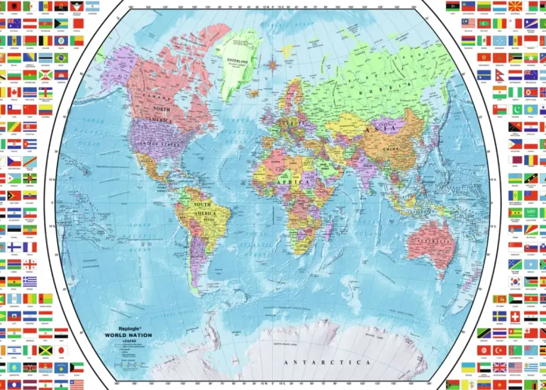Ravensburger: Political World Map (1000)