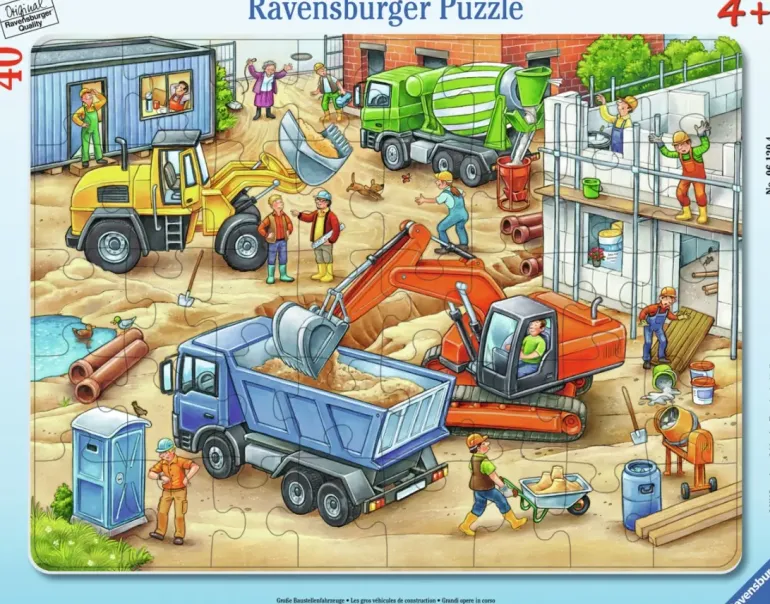 Ravensburger: Rampussel - Big Construction Vehicles (40)