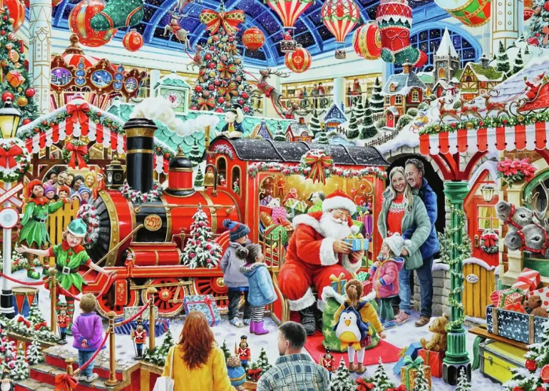 Ravensburger: Santa's Steam Train Grotto (1000)