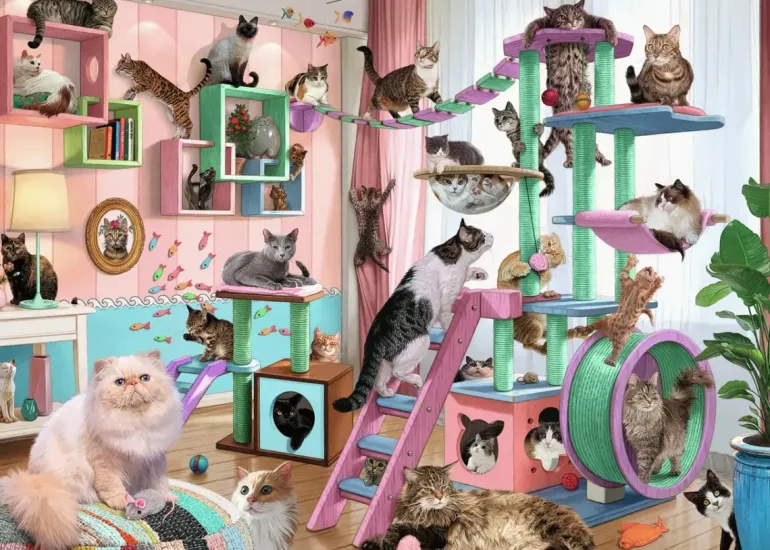 Ravensburger: Steve Read - Cat Tree Heaven (1000)