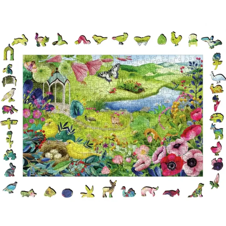 Ravensburger: Wooden Träpussel - Nature Garden (500)