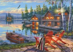Schmidt: Darrell Bush - The Banks of Loon Lake, New York (1000)