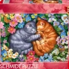 Schmidt: Sleeping Velvet Paws (1000)
