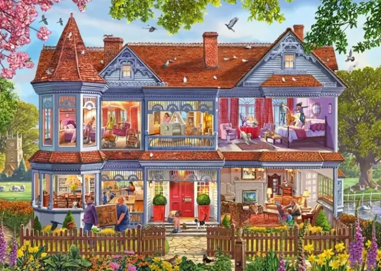 Schmidt: Steve Crisp - House in Springtime (1000)