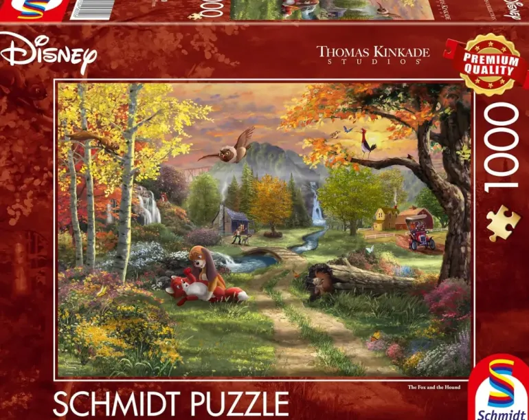 Schmidt: Thomas Kinkade Studios - Disney, The Fox and the Hound (1000)