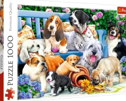 Trefl: Dogs in the Garden (1000)