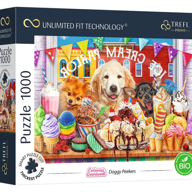 Trefl Prime Infinity: Doggy Peekers (1000)